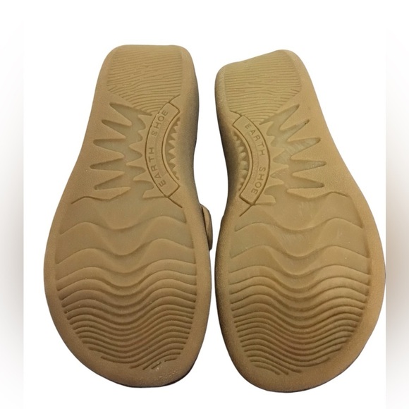 Earth Shoe Gelron 2000 Brown Suede Leather Slip On Sandals Size 6W - Picture 6 of 7